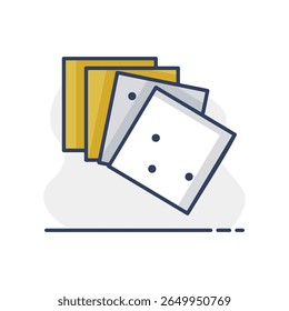 Fatia de queijo para ícone de vetor de hambúrguer. Sinal de produto láteo. Símbolo de gráfico para site de culinária e design de aplicativos, logotipo, aplicativo, UI