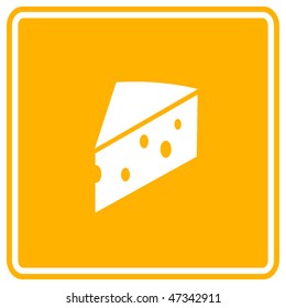 cheese slice sign
