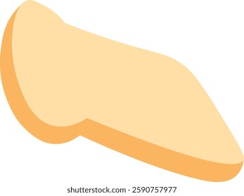 Cheese Slice Simple Cute Illustration