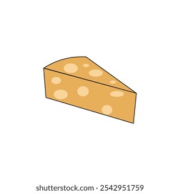 cheese slice vector type icon