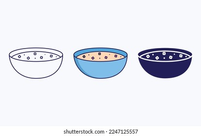 Cheese Soup icon vector illustration