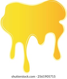 Cheese Splash with Colorful Cartoon Design. Vector Illustration