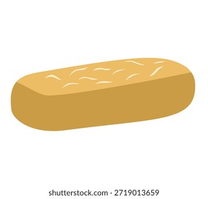 Ilustración plana de galleta de palo de queso