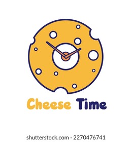 Cheese time for logo design