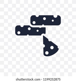 Cheese transparent icon. Cheese symbol design from Agriculture, Farming and Gardening collection. Simple element vector illustration on transparent background.