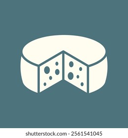 Cheese trendy artwork beautiful abstract vector illustration colorful useable design.eps