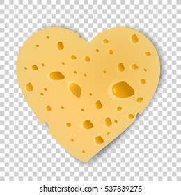 cheese. Valentine's Day. vector