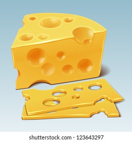 Cheese vector