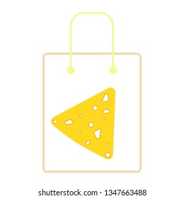 Cheese vector, appetizing cheese background, dairy product.