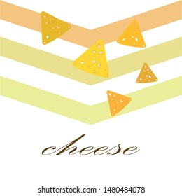 Cheese vector, appetizing cheese background, dairy product.