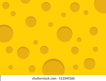 Cheese vector background.