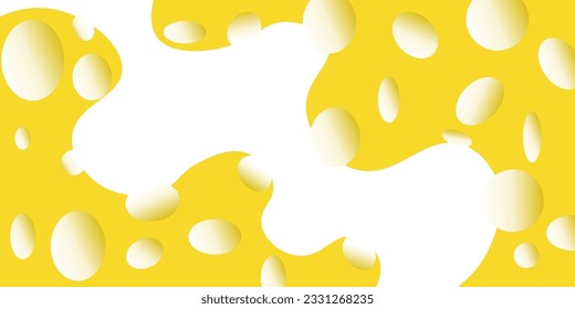 Cheese vector background, abstrack cheese background 