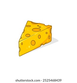 Cheese vector design on white background 