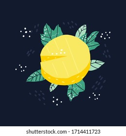Cheese vector hand drawn illustration. Website, banner or poster template  