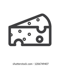 Cheese vector icon