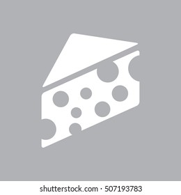 Cheese vector icon