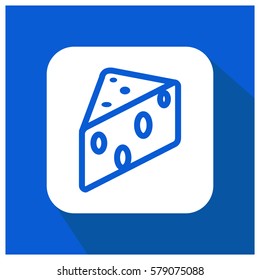 Cheese vector icon