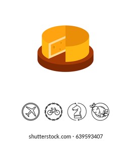Cheese Vector Icon