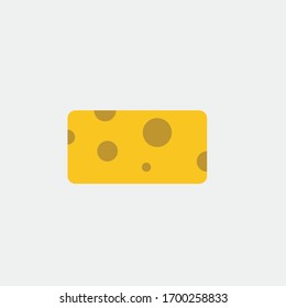 Cheese Vector Icon Diary Foods