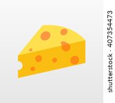 Cheese vector icon isolated on white background. Flat yellow milk food symbol for web site design, mobile app. Logo triangle block cheese illustration.