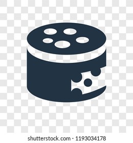Cheese vector icon isolated on transparent background, Cheese transparency logo concept