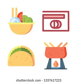 cheese vector icon set