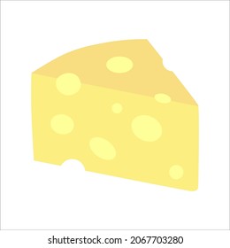 cheese vector icon for web and app. cheese sign on white background. eps 10