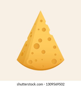 Cheese vector illustration.