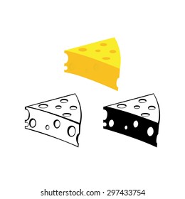 cheese vector illustration