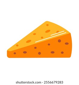 Cheese Vector Illustration. Good for designs with a Grocery theme.