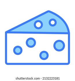 cheese vector Line Icon. Simple Creative vector Line Icon