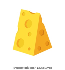 cheese vector. cheese on white background. symbol. logo design.