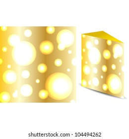 Cheese vector texture
