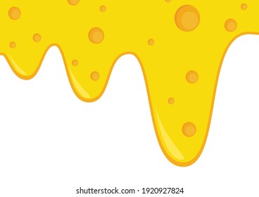 Cheese Vector. Wallpaper. Background. Cheese Stretch. Cheese On White Background.