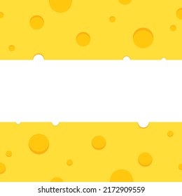 Cheese vector. wallpaper. background. cheese stretch. cheese on white background. Cheese frame.