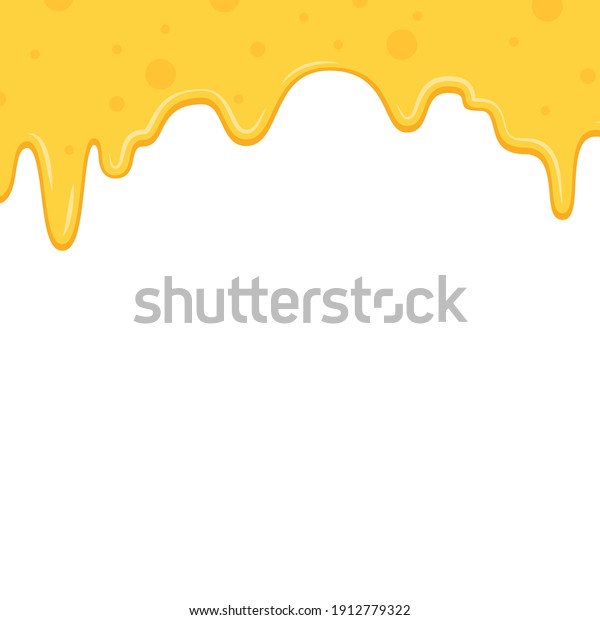 Cheese Vector Wallpaper Background Cheese Stretch Stock Vector (Royalty