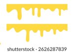 Cheese vector. wallpaper. cheese on white background. Liquid Cheese Shape for Pizza, Sandwich and Fondue Packaging
