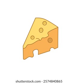 cheese vector,cheese slice vector,cheese icon,white background 