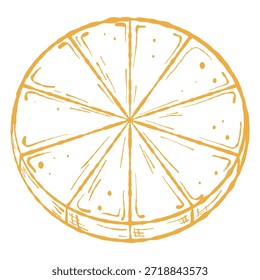 Fatias de roda de queijo, ilustração de vista superior. Vetor de conjunto de fatias. Queijo circular, gráfico aperitivo