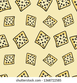 cheese yellow dusty on yellow dusty background vector seamless pattern - Great for wallpaper,backgrounds,gifs,surface pattern design,packaging design projects