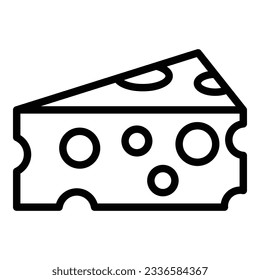 Käse-Zink-Symbol-Umrandungsvektor. Vitaminfutter. Zn-Ernährung