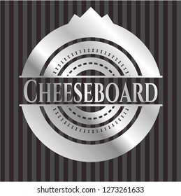 Cheeseboard silver emblem or badge
