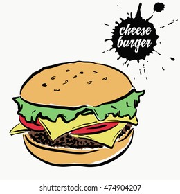 cheeseburger fast food