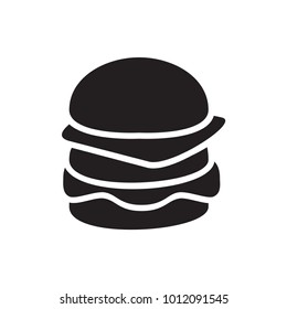 cheeseburger icon illustration isolated vector sign symbol