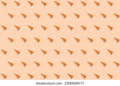 Cheesecake, cake, coffee, Latte, dessert flowing seamless background texture, New Year festival, celebration, gift, present box paper, backdrop, food and beverage background element