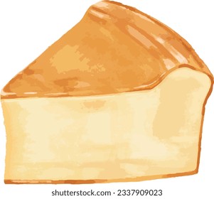 Cheesecake, cute Cheesecake, drawing, Cheesecake drawing, dessert, bakery