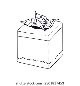 cheesecake with matcha. flat illustration in cartoon style.