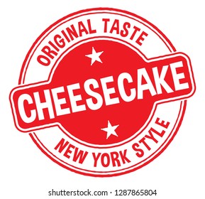 Estampilla roja de queso