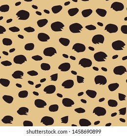 Cheetah Animal Print Seamless Pattern
