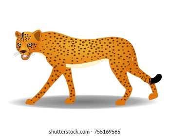 12 Running Cheetah Stock Vector Images, Stock Photos & Vectors ...